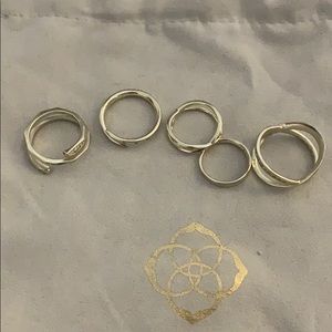 Kendra Scott RARE ring set